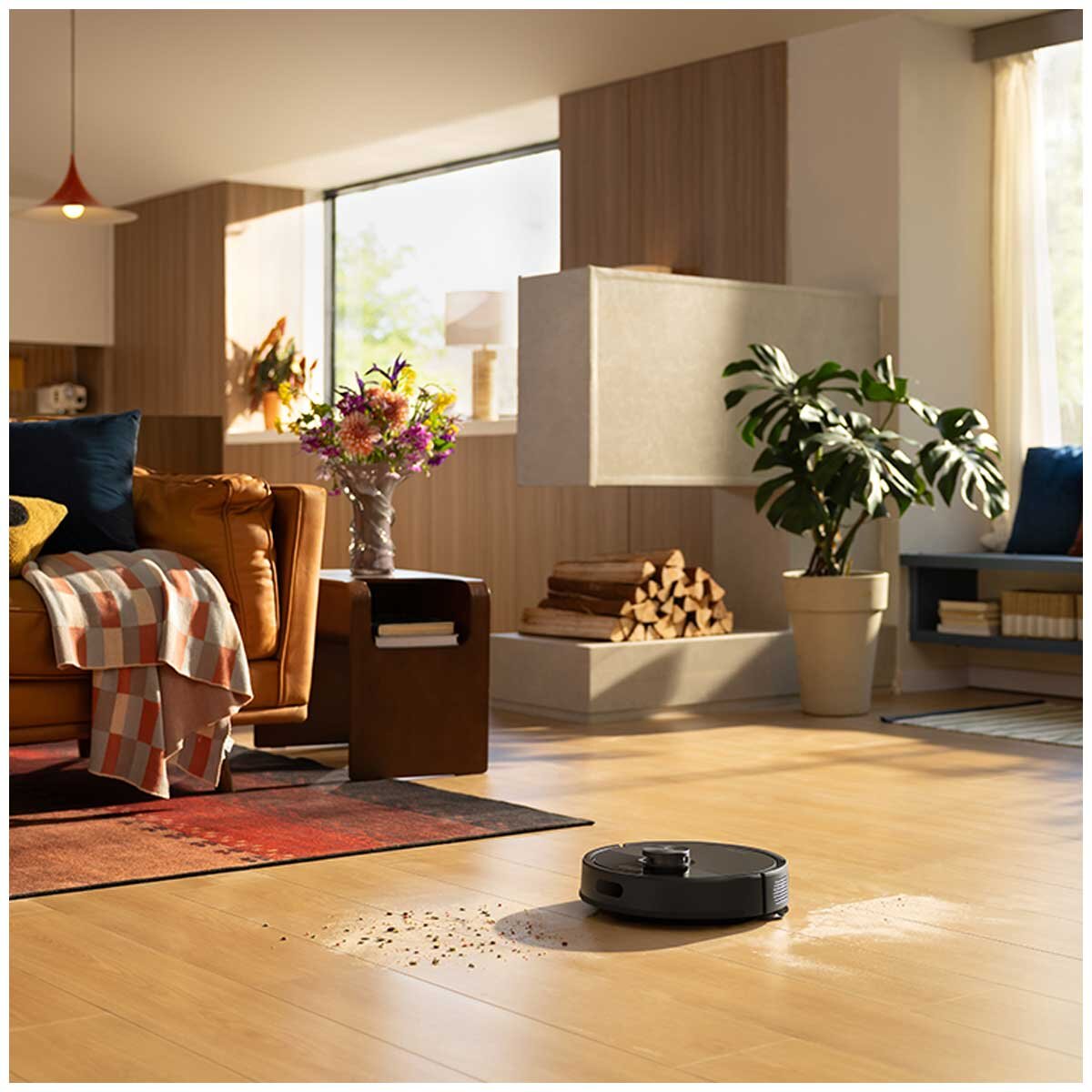 Roborock Q7T+ Vacuum Cleaner - 10,000 Pa HyperForce Suction, Dual Anti-Tangle Design, Auto-Empty Dust, Ideal for Hardwood, Tiles, Laminate, Vinyl, Carpet