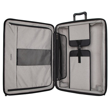 Ricardo Pacific Palisades Large Upright Luggage Black 100% Polycarbonate TSA Locks & Ergonomic Handle