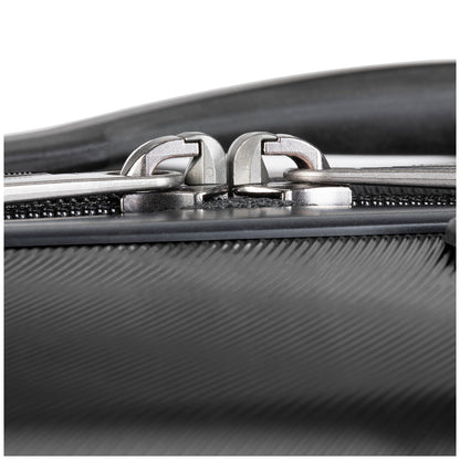 Ricardo Pacific Palisades Large Upright Luggage Black 100% Polycarbonate TSA Locks & Ergonomic Handle