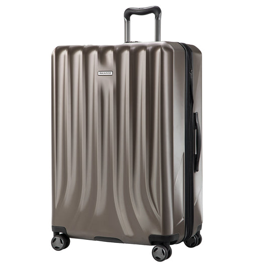 Ricardo Pacific Palisades Large Upright Luggage Bronze 100% Polycarbonate TSA Locks Ergonomic Handle Compression Panels
