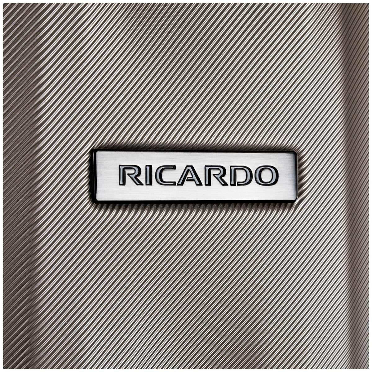 Ricardo Pacific Palisades Large Upright Luggage Bronze 100% Polycarbonate TSA Locks Ergonomic Handle Compression Panels