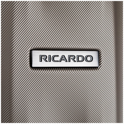 Ricardo Pacific Palisades Large Upright Luggage Bronze 100% Polycarbonate TSA Locks Ergonomic Handle Compression Panels