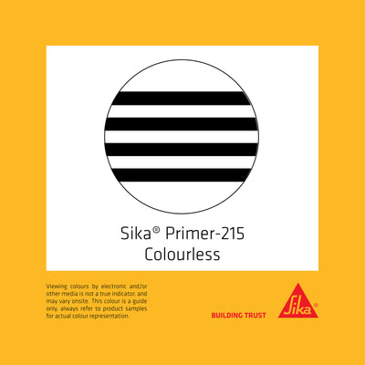 Sika Primer-215 Clear Adhesion Primer 250ml Solvent-Based Improved Bond