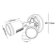 Brilliant Nickel Raptor III Twin Security Light - 20W - Adjustable Heads - PIR Sensor - Outdoor Use