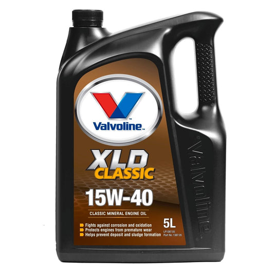 Valvoline 5L XLD Classic 15W-40 Engine Oil - Multigrade - Maximum Protection