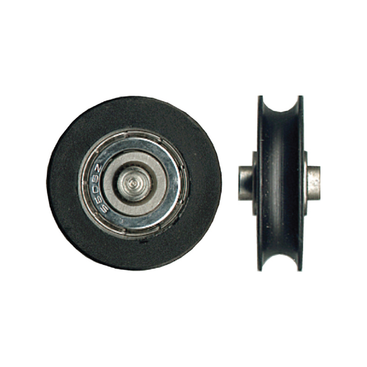 Rolltrak Nylon Concave Roller - 32mm - Nylon - 40kg Load Rate - Auzzistore