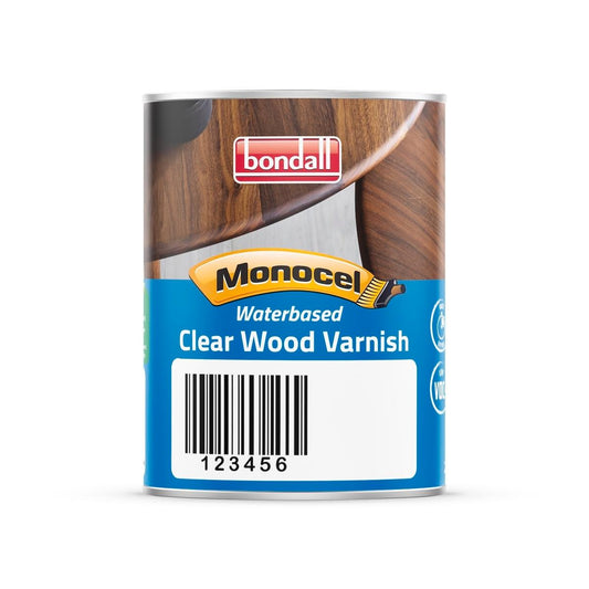 Bondall Wood Varnish - 250ml - Gloss - Water Based - Fast Drying - Auzzistore