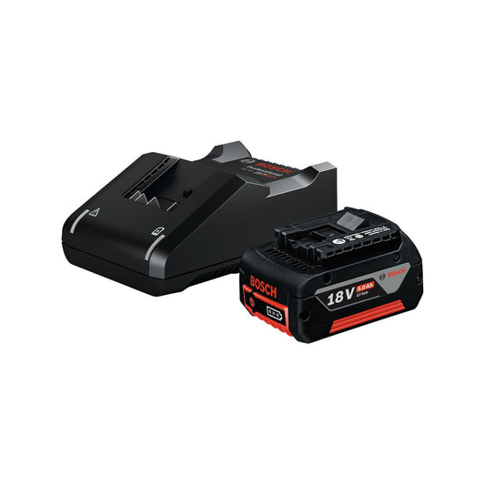Bosch 18V Battery Charger Kit - 5.0Ah - Lithium-Ion - Fast Charging