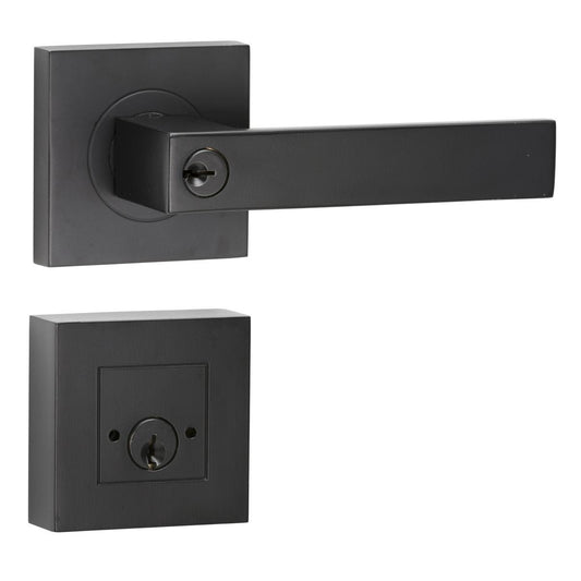 Lemaar Black Javea Security Set - 1 Pack - 65mm x 52mm x 120mm - Black - Auzzistore
