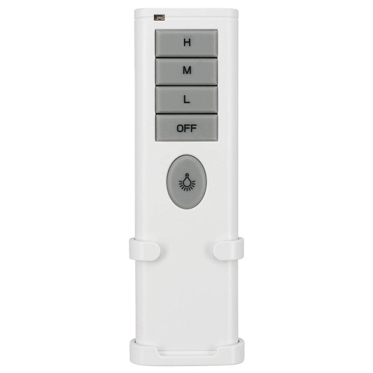Brilliant Wi Fi Smart Ceiling Fan Remote Control - 45mm x 145mm - White/Grey - Auzzistore