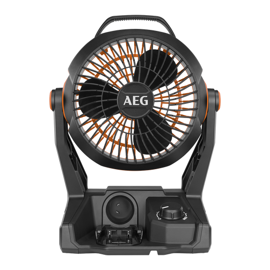 AEG 18V Hybrid Fan Skin Only - 210° Pivoting Head - 6 Speed Settings - 3.01kg