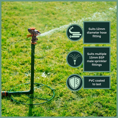 Garden Zen Universal Sprinkler Stand - Metal - 300mm - UV Protected