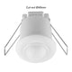 Arlec Recessed Security Sensor - 6m - Plastic - Weather Resistant