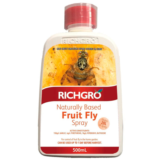Richgro Fruit Fly Spray 500ml Natural Garlic Pyrethrum Repellent - Auzzistore