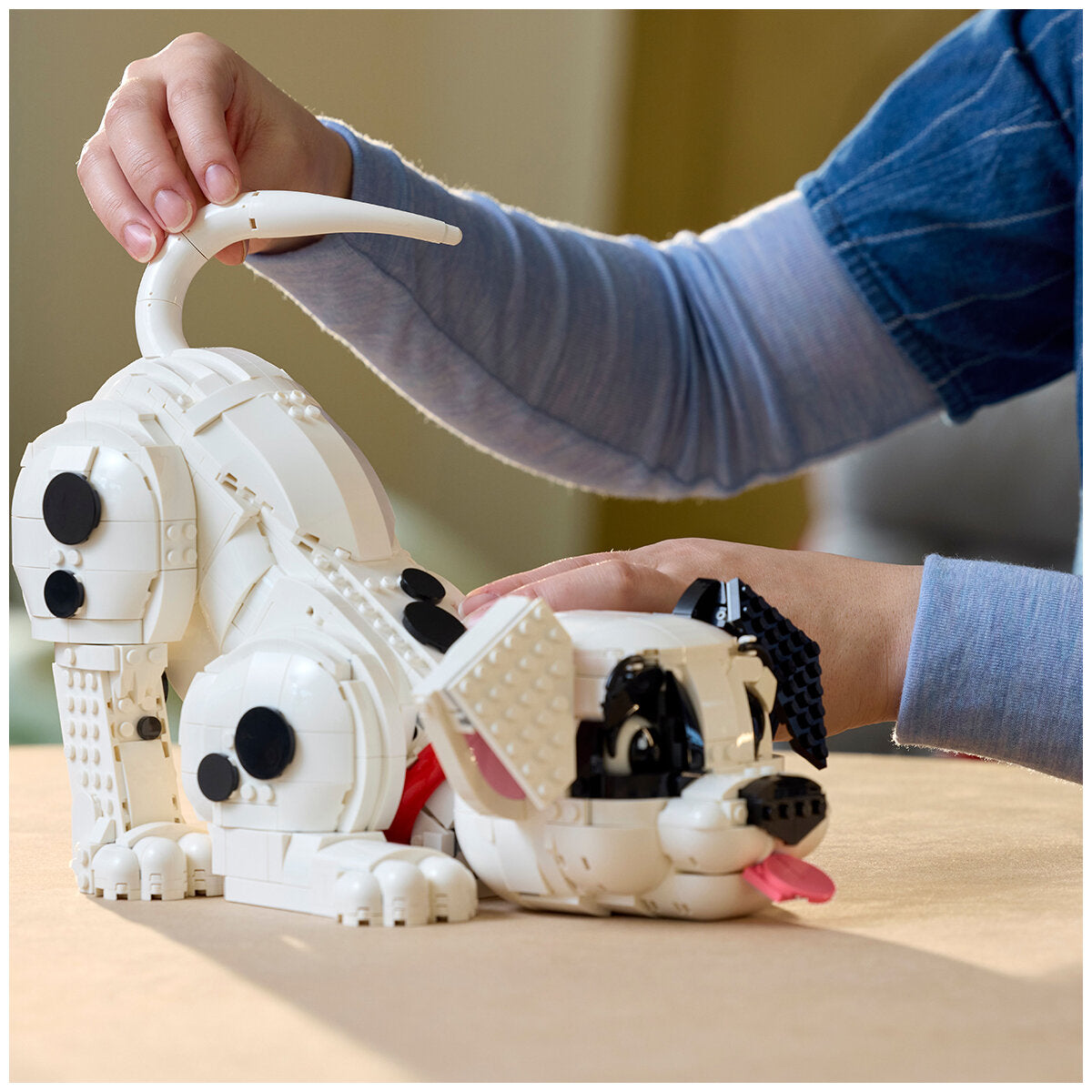 LEGO Disney 101 Dalmatians Puppy 43269 Building Set | Customisable Dalmatian | 1,722 Pieces | Nostalgic Gift for Disney Fans