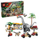 LEGO Jurassic World Raptor And Titanosaurus Tracking Mission 76973 Building Kit with 582 Pieces, Dinosaur Figures, and Interactive Play Options