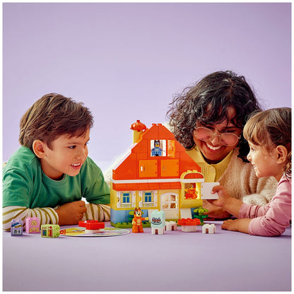 LEGO DUPLO Bluey Family House Memory Game 10459: Interactive Toy with Bluey, Bingo, Chilli Figures, Memory Games, Fine Motor Skills, Imaginative Play