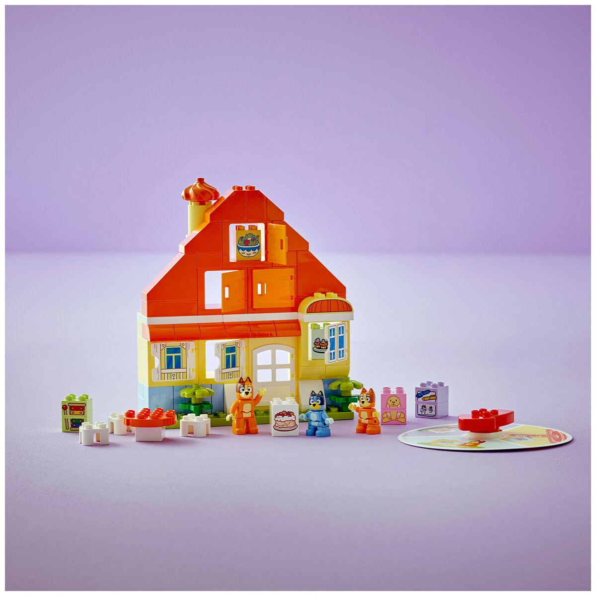 LEGO DUPLO Bluey Family House Memory Game 10459: Interactive Toy with Bluey, Bingo, Chilli Figures, Memory Games, Fine Motor Skills, Imaginative Play