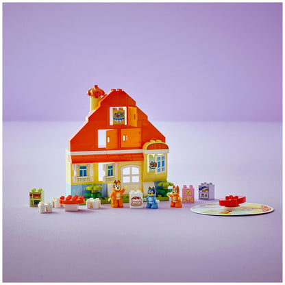LEGO DUPLO Bluey Family House Memory Game 10459: Interactive Toy with Bluey, Bingo, Chilli Figures, Memory Games, Fine Motor Skills, Imaginative Play