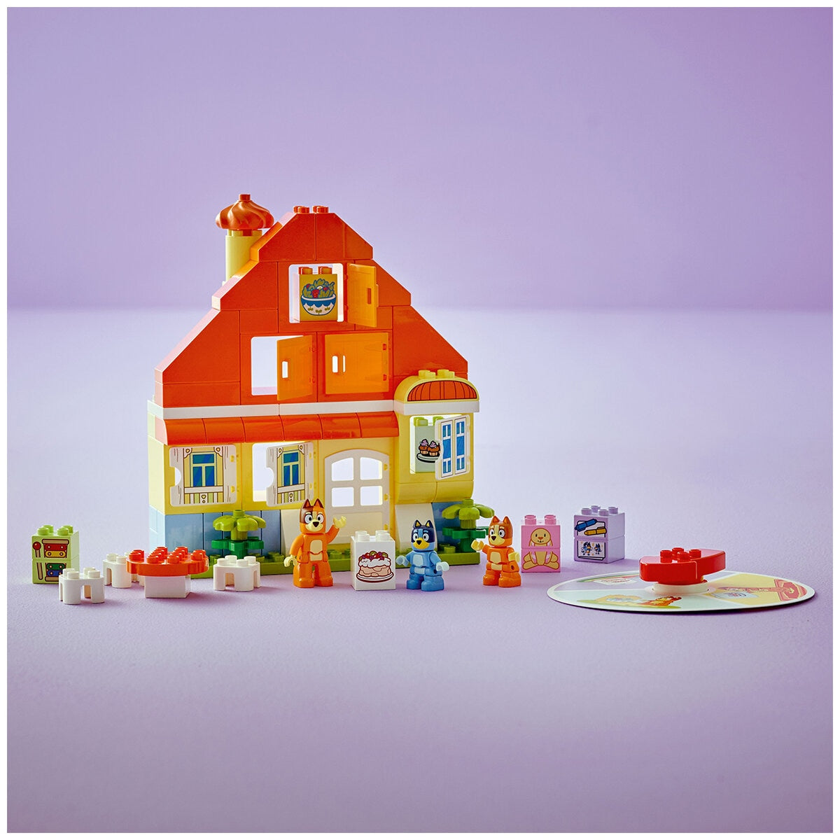 LEGO DUPLO Bluey Family House Memory Game 10459: Interactive Toy with Bluey, Bingo, Chilli Figures, Memory Games, Fine Motor Skills, Imaginative Play