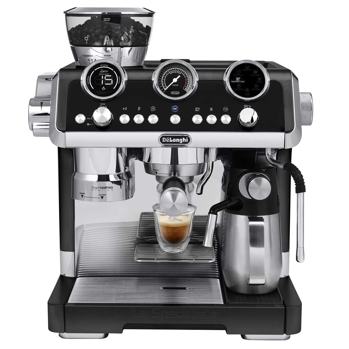 De'Longhi La Specialista Maestro EC9865BM Cold Brew & Espresso Machine with Cold Extraction Technology, Sensor Grinding, and LatteCrema System