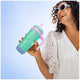 Reduce Cold1 Tumbler 700ml x 2 Pack Guava And Teal - Keeps Drinks Cold for 24 Hours, Fits Cupholders, Soft Sit Base – view 5