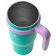 Reduce Cold1 Tumbler 700ml x 2 Pack Guava And Teal - Keeps Drinks Cold for 24 Hours, Fits Cupholders, Soft Sit Base – view 3