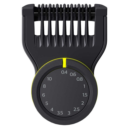 Philips OneBlade Face PRO 360 Bundle, 12 Lengths, Wet & Dry, Charcoal Grey