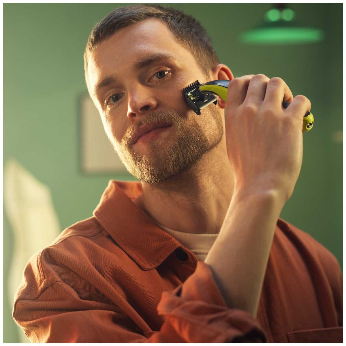 Philips OneBlade Face PRO 360 Bundle, 12 Lengths, Wet & Dry, Charcoal Grey