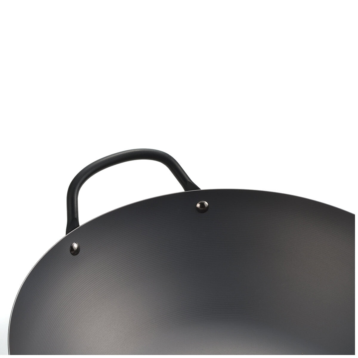 Yoshikawa Carbon Steel Cook-Pal Wok 36cm - Non-Stick Coating, Heat-Resistant Handle