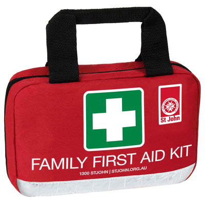 St John Family First Aid Kit Compact Water Resistant Mesh 648001
