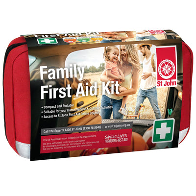 St John Family First Aid Kit Compact Water Resistant Mesh 648001