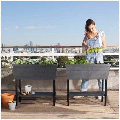 Keter Urban Bloomer 2 Pack 48 Litre Capacity Brown Polypropylene