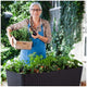 Keter Easy Grow Planter Brown Raised Garden Bed Water Gauge Drainage — image 2