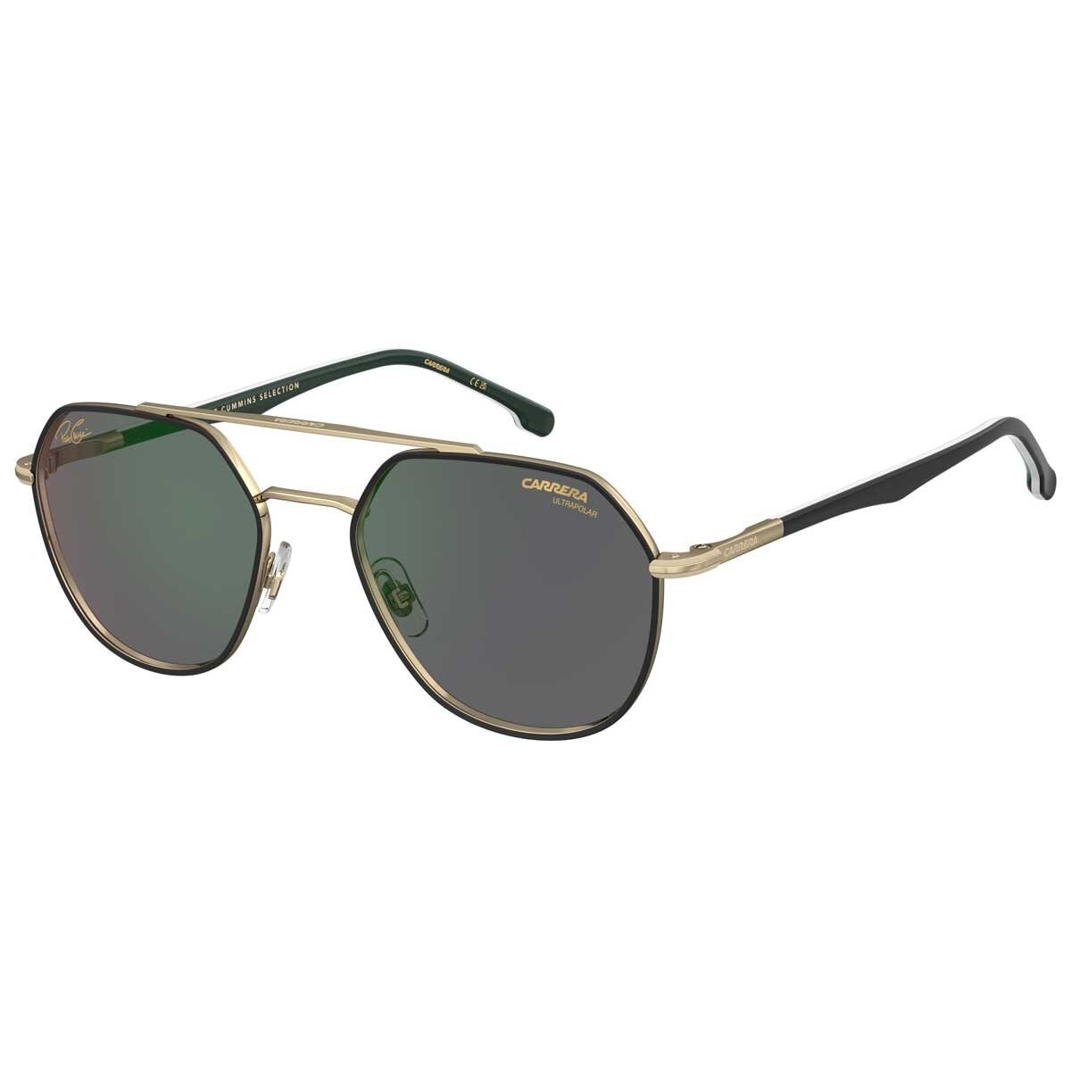 Carrera CA 303/S/PAT Men's Sunglasses | Stainless Steel, Ultrapolar Lens, Pat Cummins Signature Collection