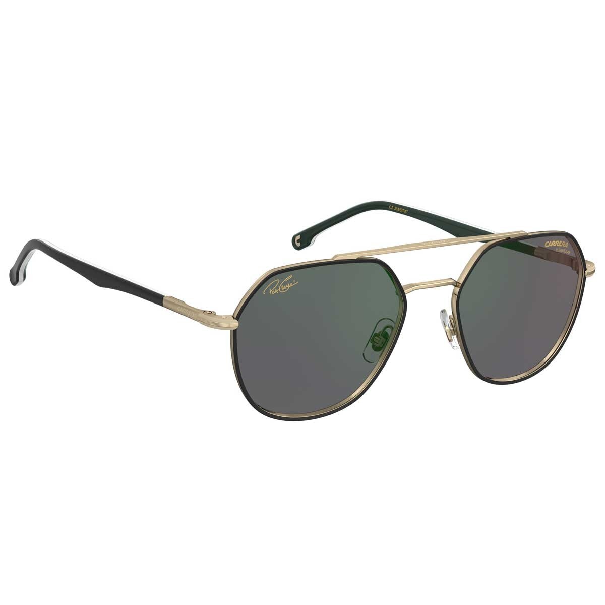 Carrera CA 303/S/PAT Men's Sunglasses | Stainless Steel, Ultrapolar Lens, Pat Cummins Signature Collection