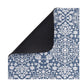 Creative Home Ideas Multi-Purpose Kitchen Mat Large And Small Pack 4 Piece Blue