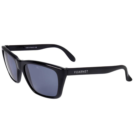 Vuarnet Men's Polarised Square Sunglasses, Blue Lens, 58 mm, Hard Case