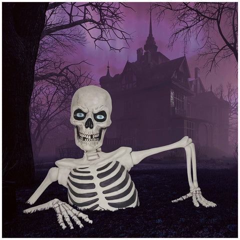 Giant Ground Breaking Skeleton 1500mm Halloween Decoration Indoor And Outdoor