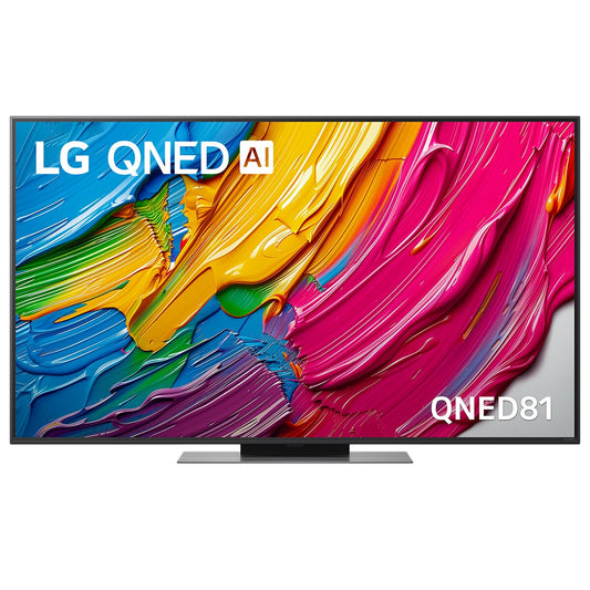 LG 55 Inch QNED81A AI LED UHD 4K Smart TV - 3840x2160, webOS, HDR10 Pro