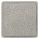 Thomasville Fabric Storage Ottoman Reversible Tray Top Cube Wood Base — image 8