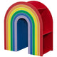 Delta Children Rainbow Bookcase - Sturdy Wood Construction, 4 Tiers, Colorful Finish – view 3