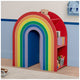 Delta Children Rainbow Bookcase - Sturdy Wood Construction, 4 Tiers, Colorful Finish – view 8