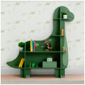Delta Children Dinosaur Bookcase with Multiple Shelf Sizes, GREENGUARD Gold Certified, Safety Anchor Included
