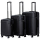 Tosca Matrix Range 3 Piece Luggage Set Black | Polycarbonate Shell, Expander Function, TSA Lock, 10-Year Warranty – view 2