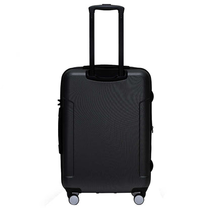 Tosca Matrix Range 3 Piece Luggage Set Black | Polycarbonate Shell, Expander Function, TSA Lock, 10-Year Warranty