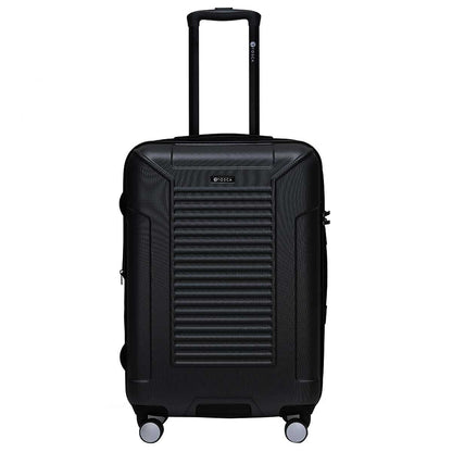 Tosca Matrix Range 3 Piece Luggage Set Black | Polycarbonate Shell, Expander Function, TSA Lock, 10-Year Warranty