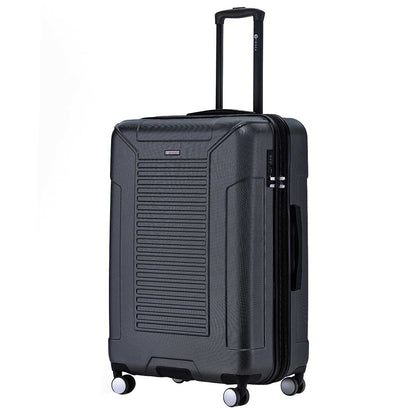 Tosca Matrix Range 3 Piece Luggage Set Black | Polycarbonate Shell, Expander Function, TSA Lock, 10-Year Warranty