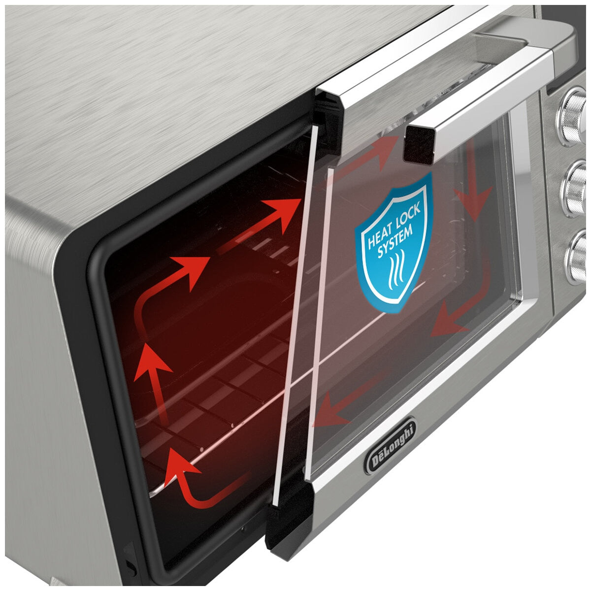 Delonghi Livenza 24L Multi Oven Air Convection Benchtop Oven - 24 Litre Capacity