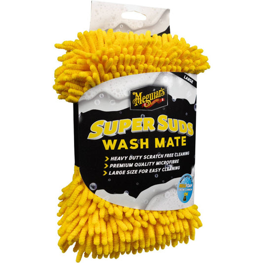 Meguiar S Microfibre Wash Pad - 132mm x 275mm - Enhanced Absorption